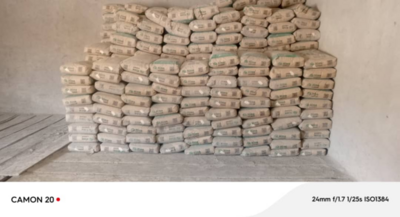 2000 bags of tororo cement